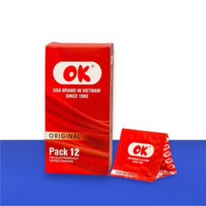 Bao cao su OK chính hãng hộp 12 cái tại Bến Tre