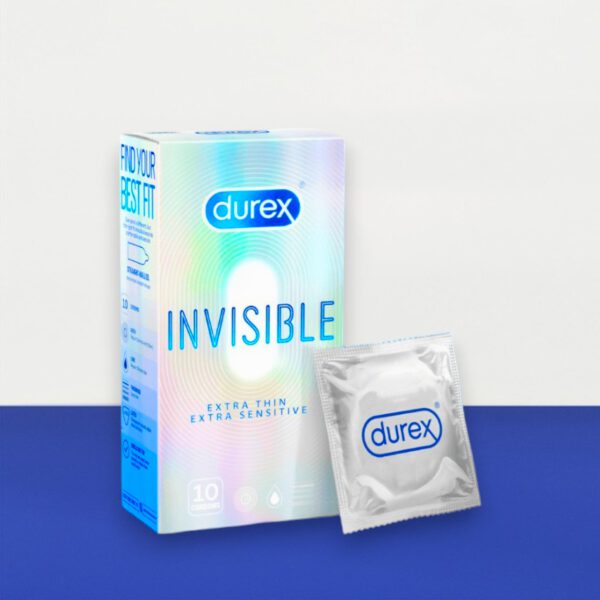 Bao cao su Durex Invisible Extra Thin Extra Sensitive siêu mỏng | Men Up Bến Tre