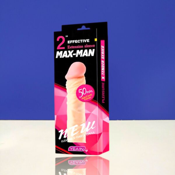 bao cao su đôn dên Max Man 50mm, đôn dên tăng chiều dài 5cm, đôn dên gân nổi như thật, bao cao su đôn dên đầu giả hồng, bao cao su đôn dên silicon mềm, đôn dên dùng nhiều lần, đôn dên nam cao cấp Bến Tre, tăng khoái cảm khi quan hệ