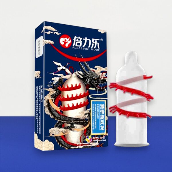 Bao cao su HBM Rồng Đen Xoắn Ốc – “Long lực” cuốn xoắn cực đại, đánh thức mọi cảm giác sẵn hàng tại Men Up Bến Tre