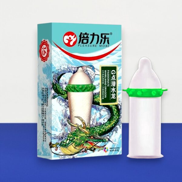 Bao cao su Rồng Xanh Lá Passionate Whirl Wind Dragon – Gai khủng phần đầu, kích thích điểm G, nàng rên không dứt sẵn hàng tại Men Up Bến Tre