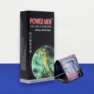Bao cao su Power Men Long Shock Type (Powermen Đen) – Gân gai mịn, kéo dài thời gian, thăng hoa khoái cảm tại Bến Tre
