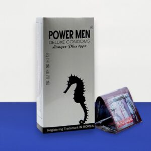 Bao Cao Su Power Men Longer Plus Type (Powermen Cá Ngựa) Hộp 12 Cái – Gân Gai Kéo Dài Cực Lâu, Cực Sướng sẵn hàng tại Bến Tre