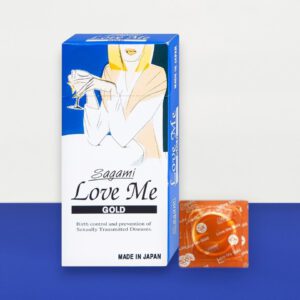 Bao cao su Sagami Love Me Gold (Blue Box) – Lựa chọn phổ thông chất lượng cao từ Sagami có sẵn tại Men Up Bến Tre