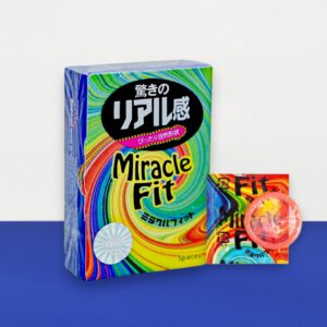 Bao cao su Sagami Miracle Fit hộp 3 cái – Siêu mỏng, size nhỏ, ôm khít tự nhiên sẵn hàng tại Bến Tre