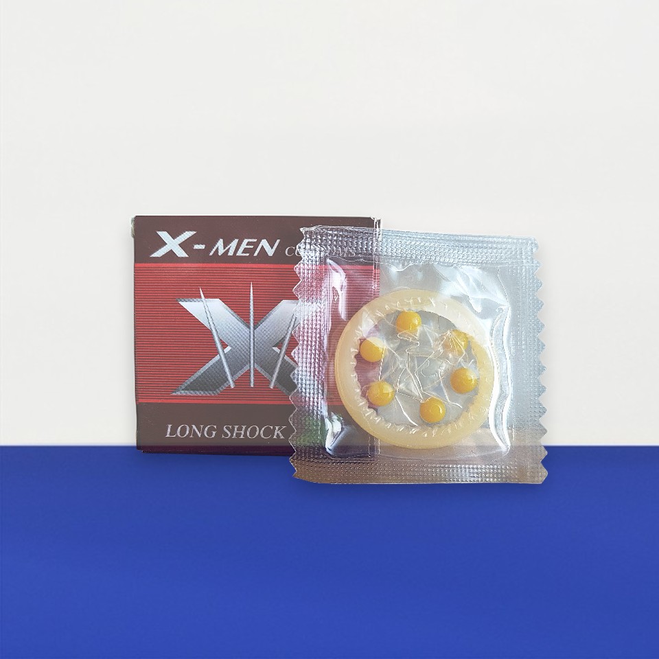 Bao Cao Su Xmen 6 Bi Silicone Lớn – Bùng Nổ Cảm Giác, Thăng Hoa Cực Khoái (Hộp 5 cái) sẵn hàng tại bao cao su Men Up Bến Tre