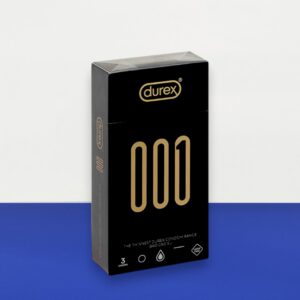 Bao Cao Su Durex 001 Hộp 3 Cái – Siêu Mỏng, Siêu Cảm Giác Size lớn tại Bến Tre