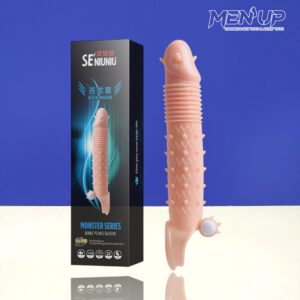 Bao cao su Đôn dên bi tròn nôi quanh thân có rung, có quai đeo tại Men Up Bến Tre