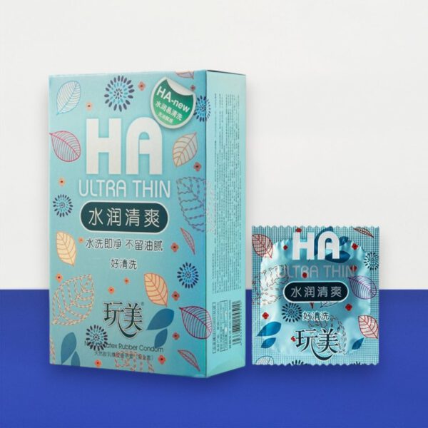 Bao Cao Su HA Ultra Thin Hộp 100 Cái – Siêu Mỏng, Nhiều Gel Bôi Trơn, Tăng Cảm Giác Khi Yêu tại Bến Tre