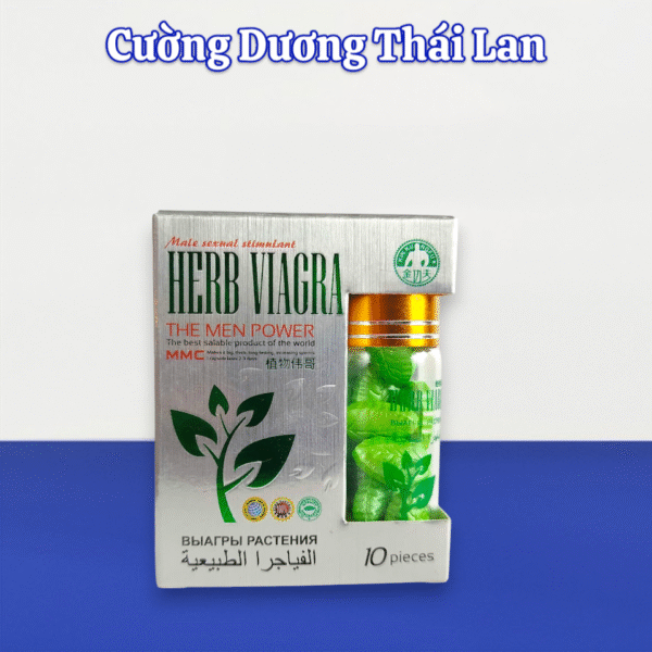 Cường Dương Herb Viagra Thảo Dược Chính Hãng – Viên Uống Sinh Lý Nam Của Thái Lan