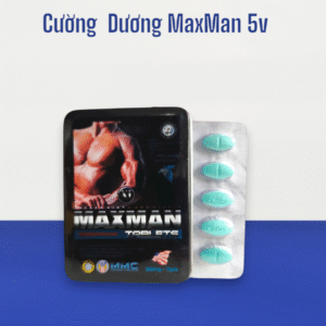 Viên Uống Cường Dương MaxMan Combo 5 Viên – Giải Pháp Tăng Sinh Lý Nam Hiệu Quả Tại Bến Tre