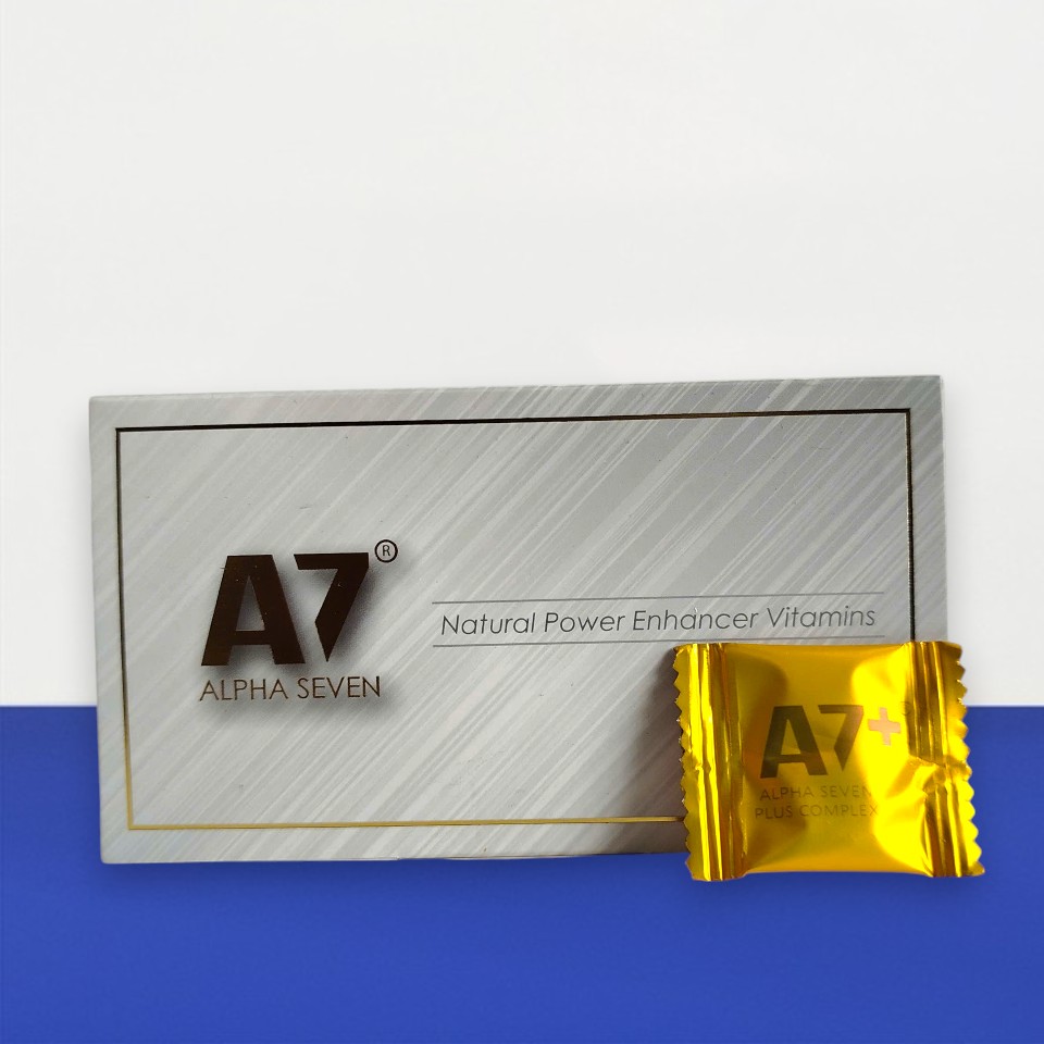 Kẹo A7 Alpha Seven chính hãng hộp 10 viên tăng sinh lý nam giới