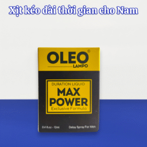 Xịt Chống Xuất Tinh Sớm Oleo Max Power 12ml – Cuộc Yêu Kéo Dài, Phong Độ Bền Bỉ tại Men Up Bến Tre