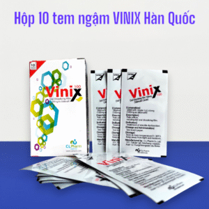Tem Ngậm Vinix Hàn Quốc Hộp 10 Tem – Hỗ trợ cương dương cực mạnh cho các anh Tại Bến Tre