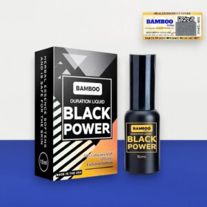 Xịt Chống Xuất Tinh Sớm Bamboo Black Power – Sức Mạnh Từ Mỹ Cho Quý Ông Bản Lĩnh sẵn hàng tại Men Up Bến Tre