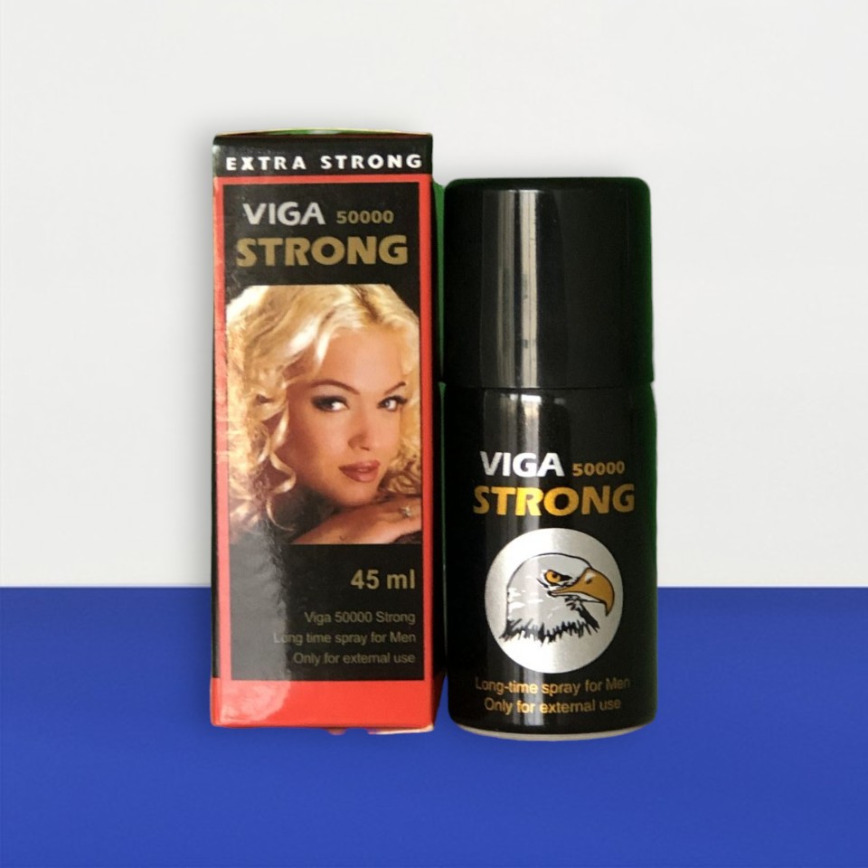 Xịt Chống Xuất Tinh Sớm Viga Strong 50000 – Dung Tích Lớn 45ml Nhập Khẩu Từ Đức
