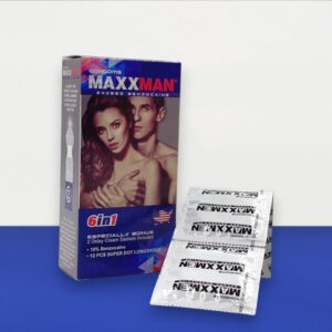 Bao cao su gai Maxxmen 6 in 1 – Kéo dài thời gian mạnh mẽ với 10% Benzocaine sẵn hàng tại Bến Tre