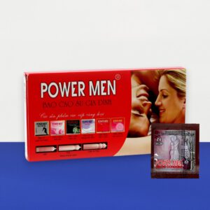 Bao cao su Power Men Gia Đình – Hộp 12 cái trơn mịn, an toàn, tiết kiệm có sẵn tại Bến Tre