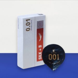 Bao cao su Kimono Luxury 0.01 Silk+B hộp 6 cái – Siêu mỏng, mềm như lụa, truyền nhiệt nhanh tại Bến Tre