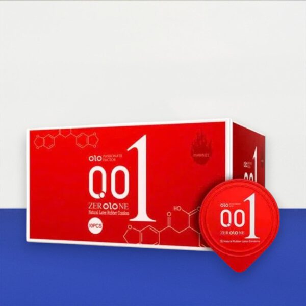 Bao cao su Olo 001 Passionate Factor – Siêu mỏng 0.01mm, nóng ấm kích thích cực đã tại Bao cao su Bến Tre - Men Up Bến Tre