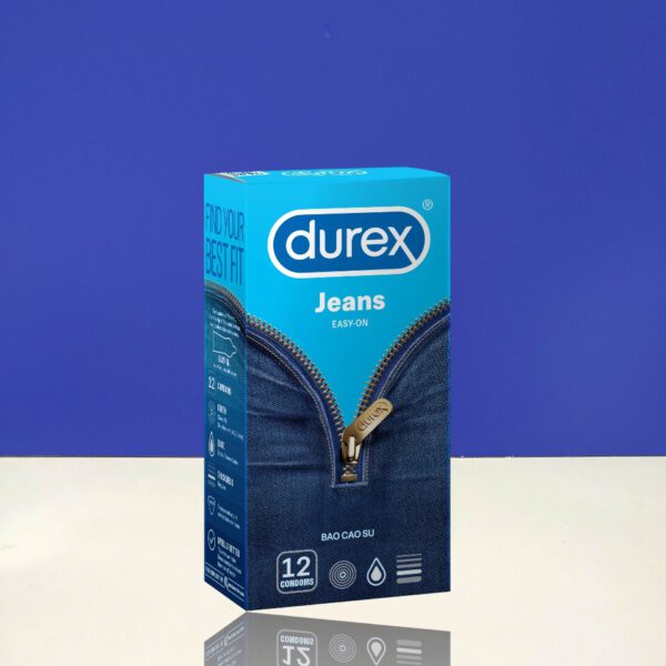 Durex Jeans 52.5mm – Giải pháp an toàn, thoải mái cho cặp đôi tại Bến Tre