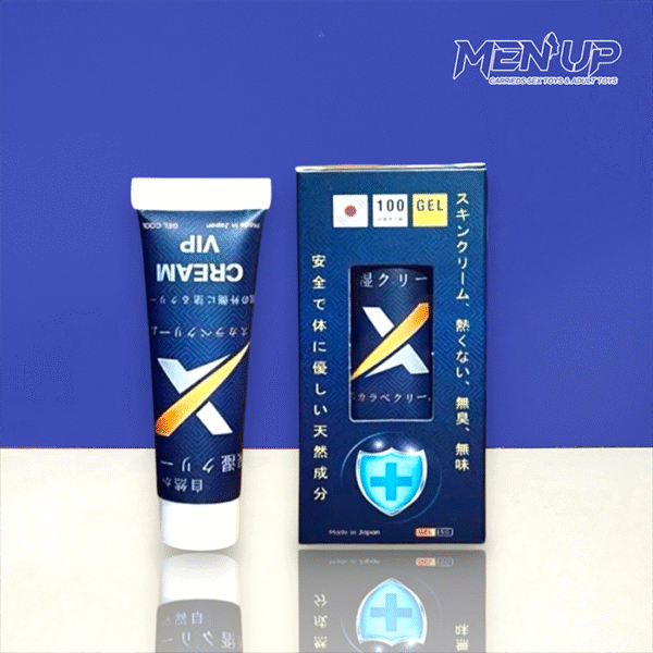 Kem bôi Nhật Cream VIP kéo dà thời gian quan hệ cho nam của Nhật tại Men Up Bến Tre