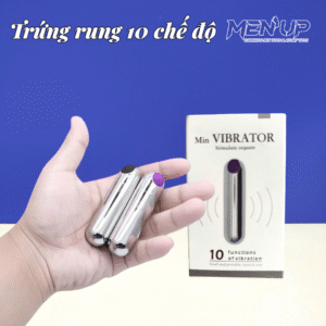 Trứng rung viên đạn inox Yeain Mini Vibrator 10 chế độ – Mua tại Bao Cao Su Bến Tre 4 Trứng rung inox nhỏ gọn hình viên đạn 10 chế độ rung - sẵn hàng tại Bao Cao Su Men Up Bến Tre