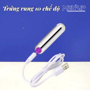 Trứng rung viên đạn inox Yeain Mini Vibrator 10 chế độ – Mua tại Bao Cao Su Bến Tre 6 Trứng rung viên đạn Yeain Vibrator mini 10 chế độ rung kết nối USB sạc pin tiện lợi sẵn hàng tại Bao Cao Su Men Up Bến Tre