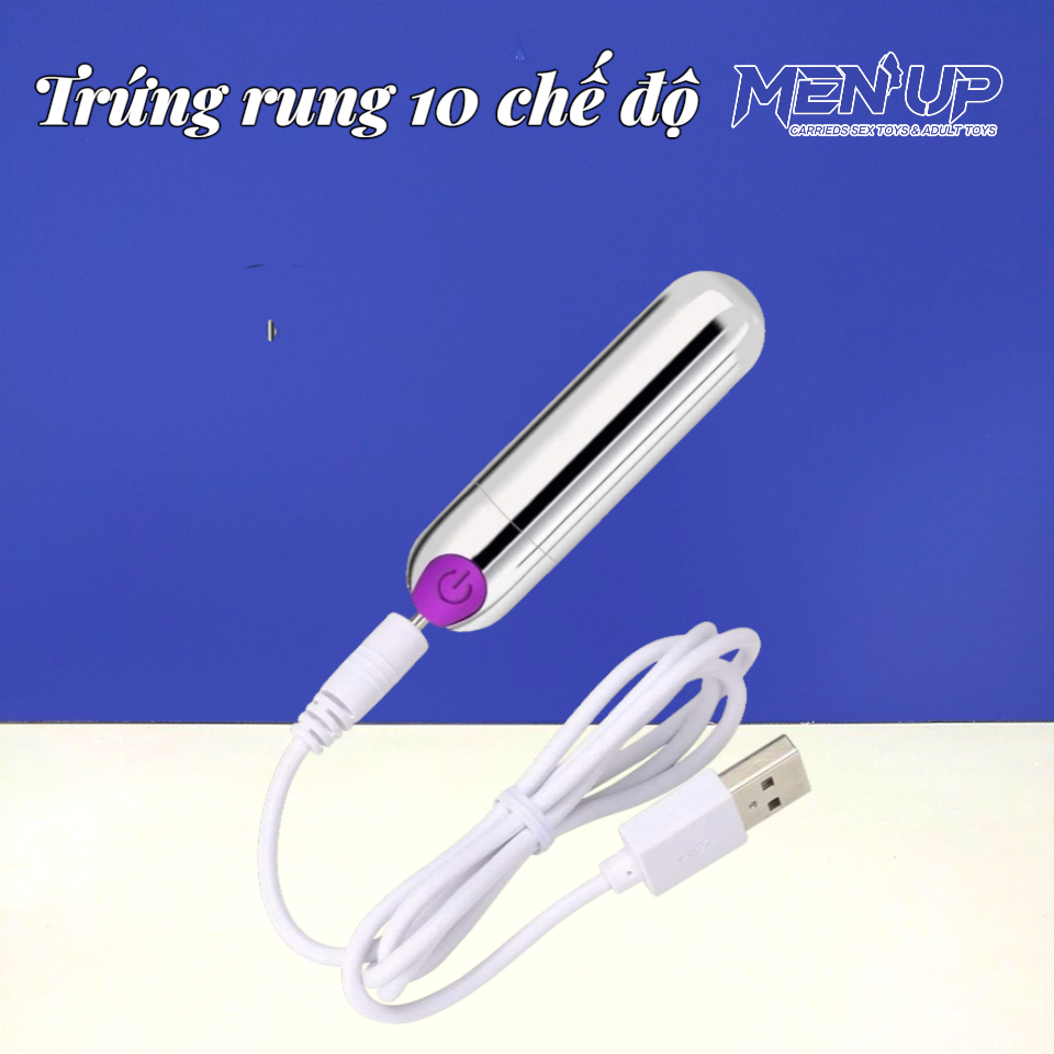 Trứng rung viên đạn Yeain Vibrator mini 10 chế độ rung kết nối USB sạc pin tiện lợi sẵn hàng tại Bao Cao Su Men Up Bến Tre Trứng rung viên đạn Yeain Vibrator mini 10 chế độ rung kết nối USB sạc pin tiện lợi sẵn hàng tại Bao Cao Su Men Up Bến Tre