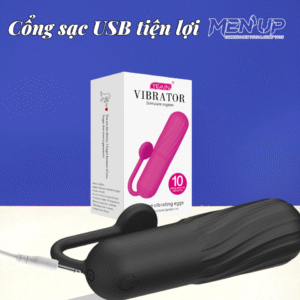 Trứng rung viên đạn Yeain 10 chế độ rung siêu mạnh – Mua tại Bao Cao Su Bến Tre 5 Trứng rung viên đạn Yeain sạc pin dễ dàng với cổng USB, rung nhiều chế độ – Bao Cao Su Bến Tre