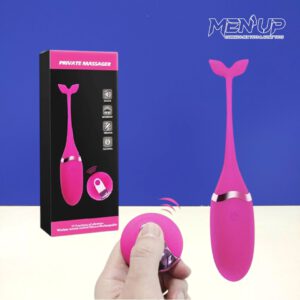 Trứng rung cá heo điều khiển từ xa 10 chế độ – Sạc pin tại Bao Cao Su Bến Tre 3 Trứng rung cá heo Private Massager điều khiển từ xa lên đến 10m, có thể thay đổi chế độ nhanh chỉ với 1 nút bấm - Men UP Bến Tre