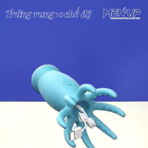 Trứng rung bạch tuột Octopus sạc pin cổng USB tiện lợi sẵn hàng tại Men Up Bến Tre