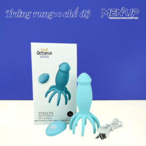 Trứng rung bạch tuột Octopus – Rung massage nhủ hoa & cô bé, điều khiển từ xa sẵn hàng tại Men Up Bến Tre