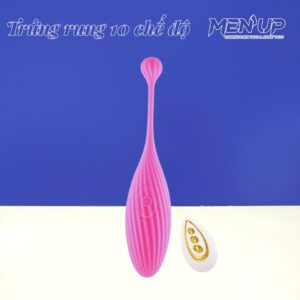 Trứng rung có đuôi cầm 10 chế độ rung – Kích thích mạnh mẽ tại Men Up Bến Tre